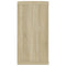 vidaXL Wall Cube Shelf 2 pcs Sonoma Oak 100x15x30 cm Engineered Wood