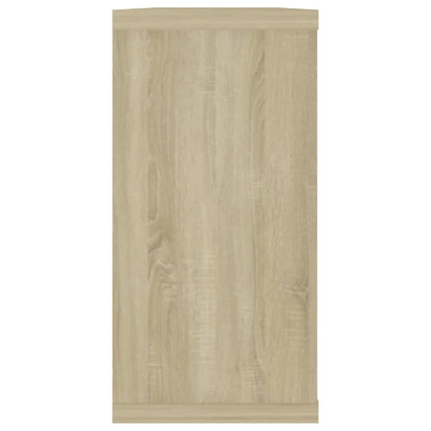 vidaXL Wall Cube Shelf 4 pcs Sonoma Oak 100x15x30 cm Engineered Wood