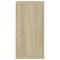vidaXL Wall Cube Shelf 4 pcs Sonoma Oak 100x15x30 cm Engineered Wood