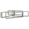 vidaXL Wall Cube Shelf 4 pcs Concrete Grey 100x15x30 cm Engineered Wood