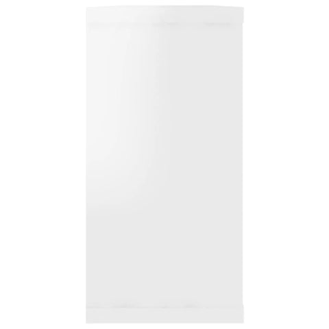 vidaXL Wall Cube Shelf 4 pcs High Gloss White 100x15x30 cm Engineered Wood