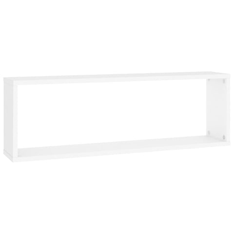 vidaXL Wall Cube Shelf 6 pcs White 80x15x26.5 cm Engineered Wood