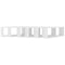 vidaXL Wall Cube Shelf 6 pcs White 60x15x23 cm Engineered Wood