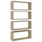 vidaXL Wall Cube Shelf 4 pcs Sonoma Oak 60x15x23 cm Engineered Wood