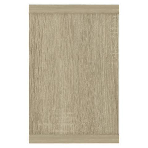 vidaXL Wall Cube Shelf 4 pcs Sonoma Oak 60x15x23 cm Engineered Wood