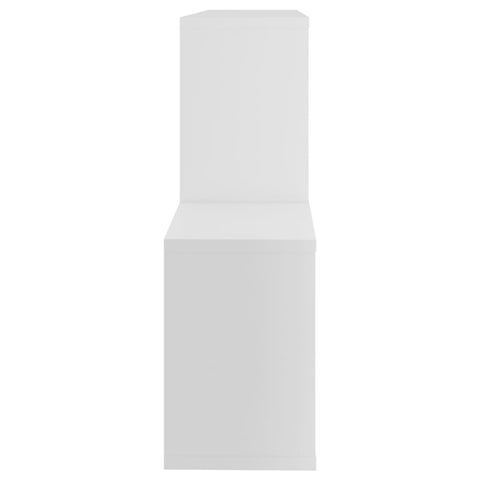 vidaXL Wall Shelf White 100x18x53 cm Engineered Wood
