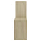 vidaXL Wall Shelf Sonoma Oak 100x18x53 cm Engineered Wood