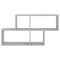 vidaXL Wall Shelf Concrete Grey 100x18x53 cm Engineered Wood