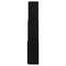 vidaXL Wall Cube Shelf Black 78x15x93 cm Engineered Wood