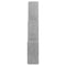 vidaXL Wall Cube Shelf Concrete Grey 78x15x93 cm Engineered Wood