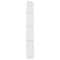 vidaXL Wall Cube Shelf White 90x15x119 cm Engineered Wood
