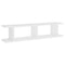 vidaXL Wall Shelf 2 pcs White 90x18x20 cm Engineered Wood
