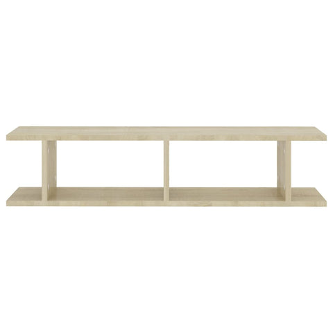 vidaXL Wall Shelf 2 pcs Sonoma Oak 90x18x20 cm Engineered Wood