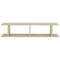 vidaXL Wall Shelf 2 pcs Sonoma Oak 90x18x20 cm Engineered Wood