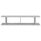 vidaXL Wall Shelf 2 pcs Concrete Grey 90x18x20 cm Engineered Wood