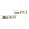 vidaXL Wall Shelf 2 pcs Sonoma Oak 105x18x20 cm Engineered Wood