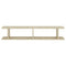 vidaXL Wall Shelf 2 pcs Sonoma Oak 105x18x20 cm Engineered Wood