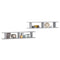 vidaXL Wall Shelf 2 pcs Concrete Grey 105x18x20 cm Engineered Wood