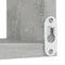 vidaXL Wall Corner Shelf Concrete Grey 40x40x50 cm Engineered Wood
