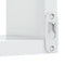 vidaXL Wall Corner Shelf 2 pcs High Gloss White 40x40x50 cm Engineered Wood