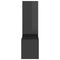 vidaXL Wall Shelf 2 pcs High Gloss Grey 50x15x50 cm Engineered Wood