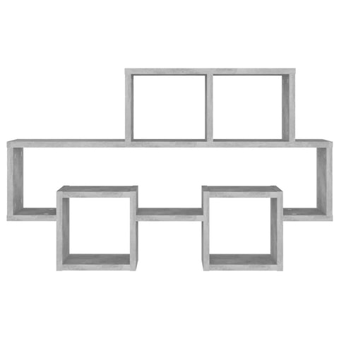 vidaXL Car-shaped Wall Shelf Concrete Grey 82x15x51 cm Engineered Wood