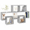 vidaXL Car-shaped Wall Shelf Concrete Grey 82x15x51 cm Engineered Wood