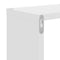 vidaXL Wall Shelf 2 pcs High Gloss White 100x15x20 cm Engineered Wood