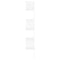 vidaXL Wall Corner Shelf White 20x20x127.5 cm Engineered Wood