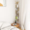 vidaXL Wall Corner Shelf Sonoma Oak 20x20x127.5 cm Engineered Wood