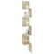 vidaXL Wall Corner Shelf Sonoma Oak 20x20x127.5 cm Engineered Wood