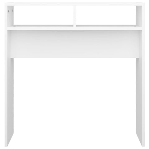 vidaXL Console Table White 78x30x80 cm Engineered Wood