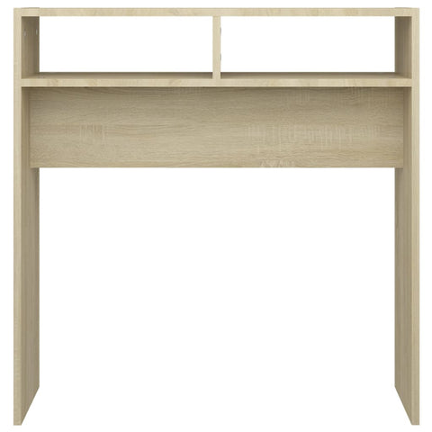 vidaXL Console Table Sonoma Oak 78x30x80 cm Engineered Wood