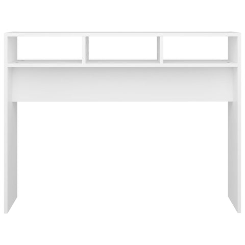 vidaXL Console Table White 105x30x80 cm Engineered Wood