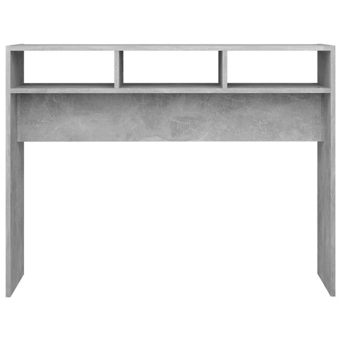 vidaXL Console Table Concrete Grey 105x30x80 cm Engineered Wood