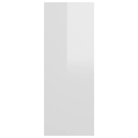 vidaXL Console Table High Gloss White 105x30x80 cm Engineered Wood