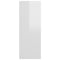 vidaXL Console Table High Gloss White 105x30x80 cm Engineered Wood