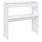 vidaXL Console Table White 80x30x80 cm Engineered Wood