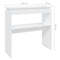 vidaXL Console Table White 80x30x80 cm Engineered Wood
