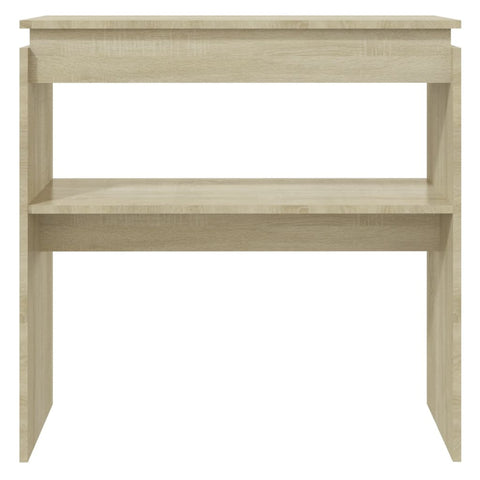 vidaXL Console Table Sonoma Oak 80x30x80 cm Engineered Wood