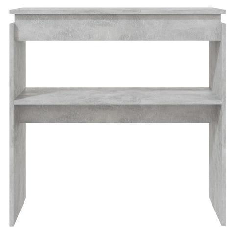 vidaXL Console Table Concrete Grey 80x30x80 cm Engineered Wood