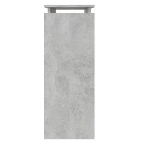 vidaXL Console Table Concrete Grey 80x30x80 cm Engineered Wood