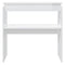 vidaXL Console Table High Gloss White 80x30x80 cm Engineered Wood