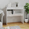 vidaXL Console Table High Gloss White 80x30x80 cm Engineered Wood