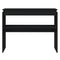 vidaXL Console Table Black 102x30x80 cm Engineered Wood