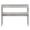 vidaXL Console Table Concrete Grey 102x30x80 cm Engineered Wood