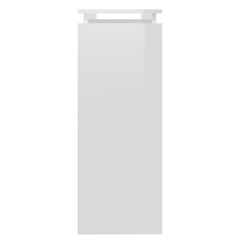vidaXL Console Table High Gloss White 102x30x80 cm Engineered Wood