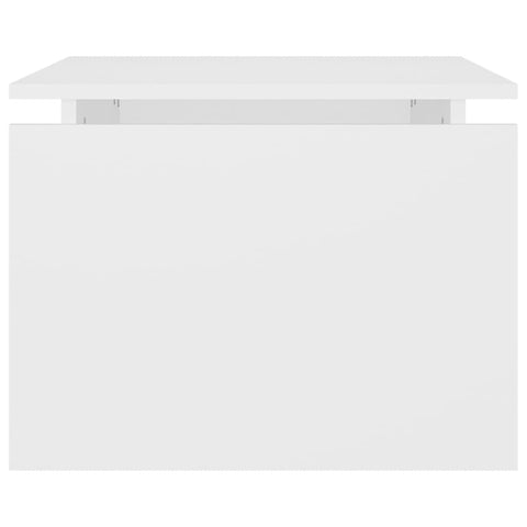 vidaXL Coffee Table White 68x50x38 cm Engineered Wood