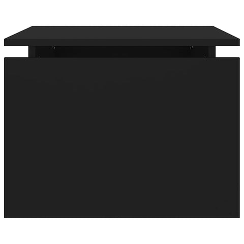 vidaXL Coffee Table Black 68x50x38 cm Engineered Wood
