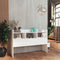 vidaXL Sideboard High Gloss White 105x30x70 cm Engineered Wood